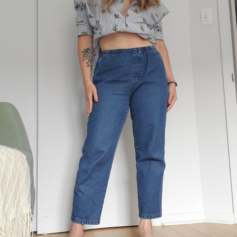 3/20$● VINTAGE STRAIGHT LEG JEANS SIZE 8P